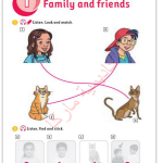 حل أسئلة Activity Book – Unit 1 : Family and friends