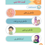 حل أسئلة الدرس (1) أحب الله ربي – ديني حياتي صف أول فصل أول