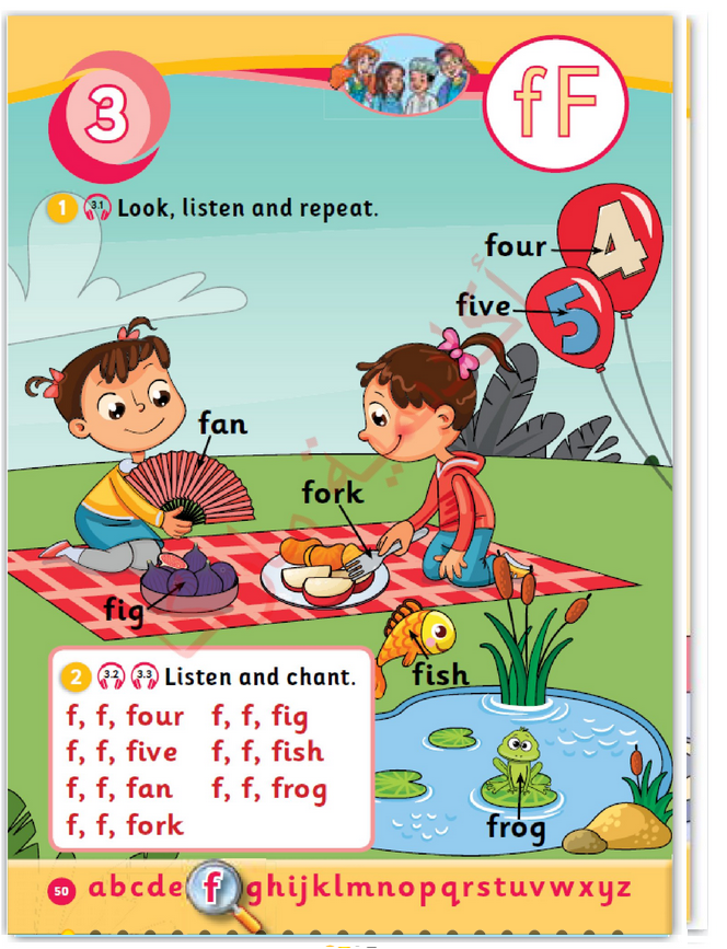 حل أسئلة Sounds and Spelling – Unit 3 : Our classroom