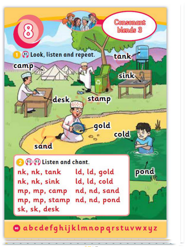 حل أسئلة Sounds and Spelling – Unit 8 : I like cakes