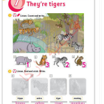 حل أسئلة Activity Book – Unit 7 : They’re tigers