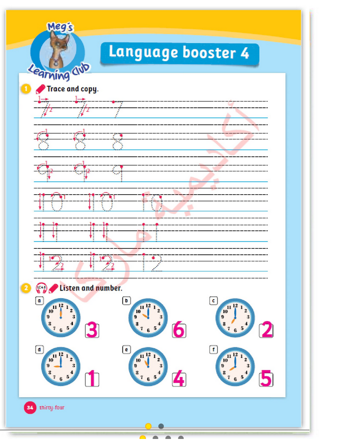 حل أسئلة Activity Book – Learning club – 4