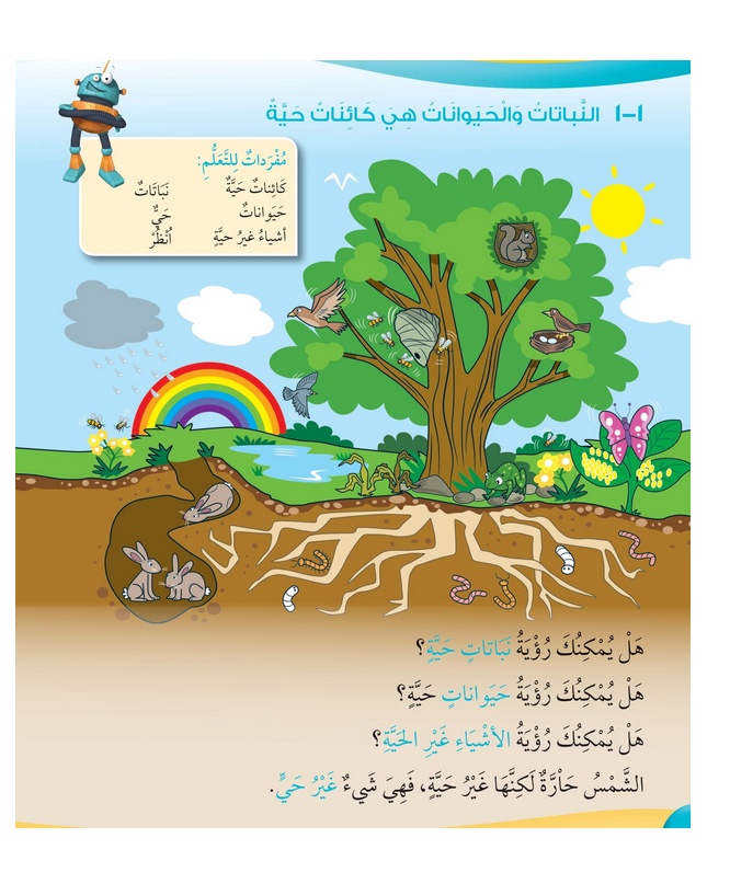 حل درس النباتات والحيوانات هي كائنات حية – علوم صف أول فصل أول – 2026