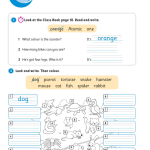 حل أسئلة Activity Book – Unit 5 : See the animals