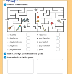 حل أسئلة Activity Book – Language booster 4
