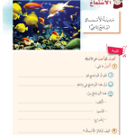 حل درس الاستماع مدينة الأسماك – أحب لغتي صف رابع فصل ثاني – 2026