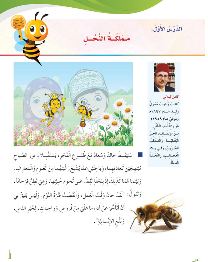 حل أسئلة الدرس (1) مملكة النحل – أحب لغتي صف رابع فصل ثاني – 2026