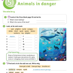 حل أسئلة Activity Book – Unit 5 : Animals in danger