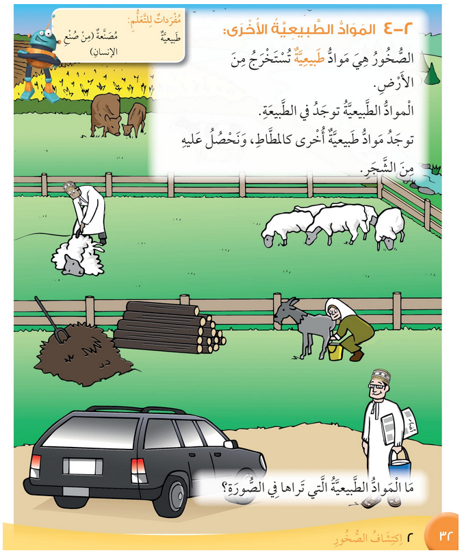 حل درس المواد الطبيعية الأخرى – علوم صف ثاني فصل أول كتاب الطالب – 2026