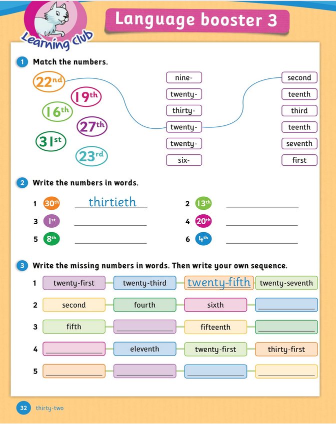 حل أسئلة Activity Book – Language booster 3 : Social Studies
