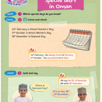 حل أسئلة Class Book – Special day in Oman