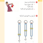 حل تحقق من تقدمك الوحدة السادسة القوى والحركـــة – علوم ثالث فصل ثاني كتاب الطالب