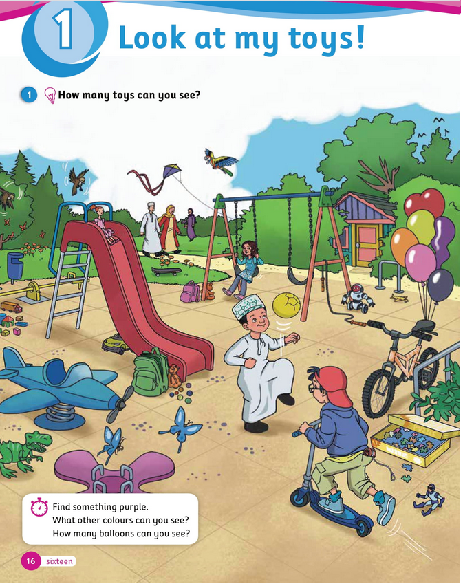 حل أسئلة Class Book – Unit 1 : Look at my toys