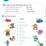 حل أسئلة Activity Book – Unit 1 : Look at my toys
