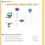 حل أسئلة Activity Book – Language booster 1