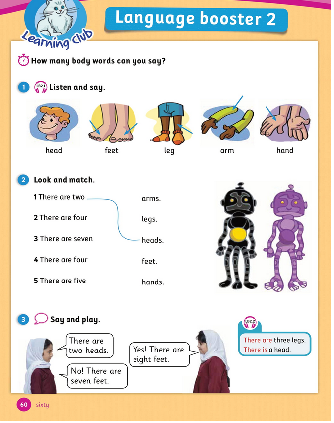 حل أسئلة Class Book – Language booster 2