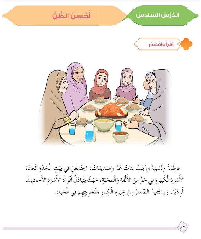 حل أسئلة الدرس (6) أحسن الظن – ديني حياتي صف رابع فصل أول – 2026