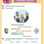 حل أسئلة Class Book – Language booster 2