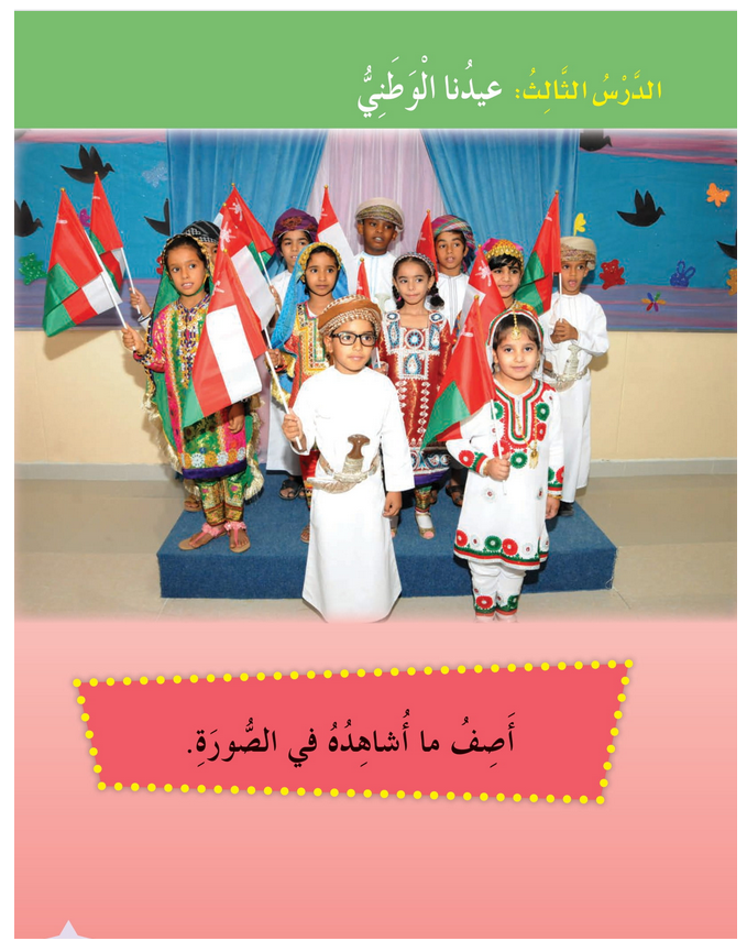 حل الدرس (3) عيدنا الوطني – دراسات اجتماعية صف ثالث فصل ثاني – 2026