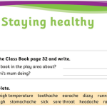 حل أسئلة Activity Book – Unit 6 : Staying healthy