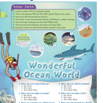 حل أسئلة Class Book – Unit 1 : Wonderful Ocean World