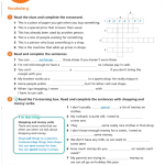 حل أسئلة Activity Book – Unit 3 : Spend or save