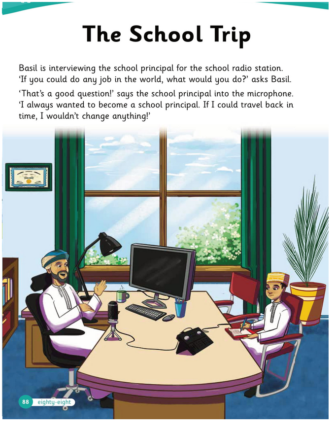 حل أسئلة Class Book – Unit 3 – graded reader 2 The School Trip