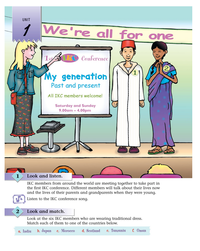 حل أسئلة Class Book – Unit 1 : My generation