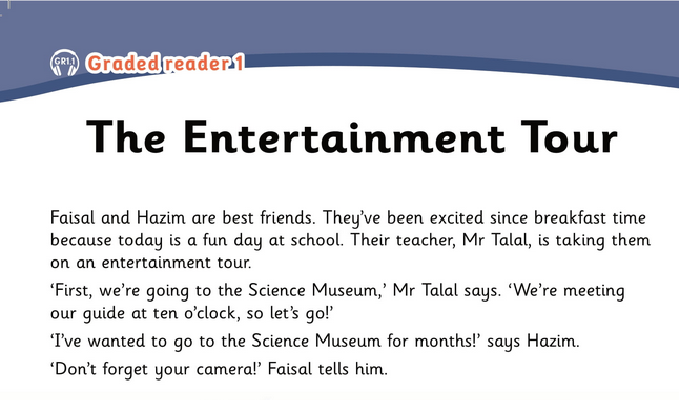 حل Class Book – Unit 1 – graded reader 1 The Entertainment Tour
